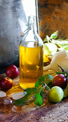 apple cider- fermented apple juice