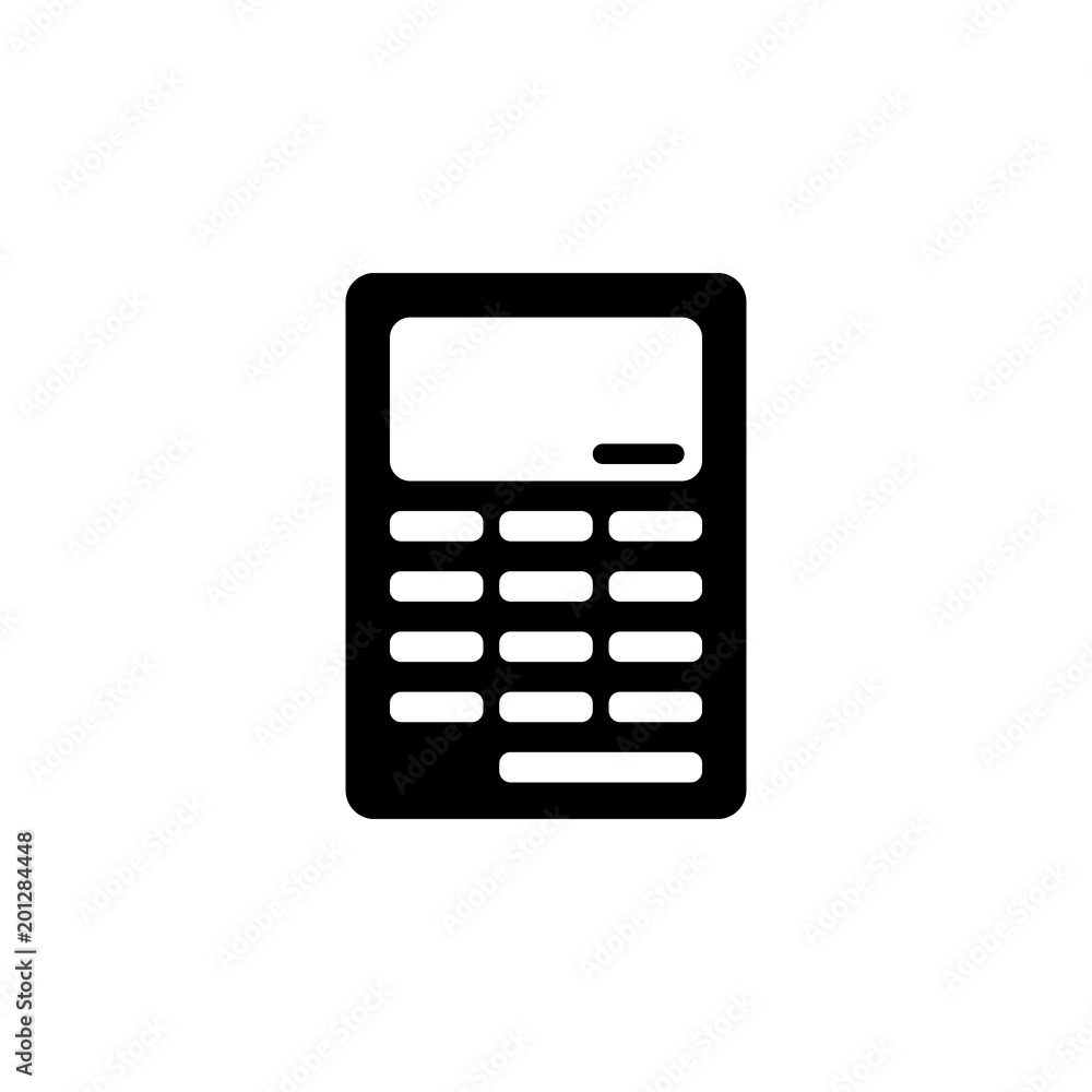 Poster calculator icon. element of minimalistic icon for mobile concept and web apps. signs and symbols col