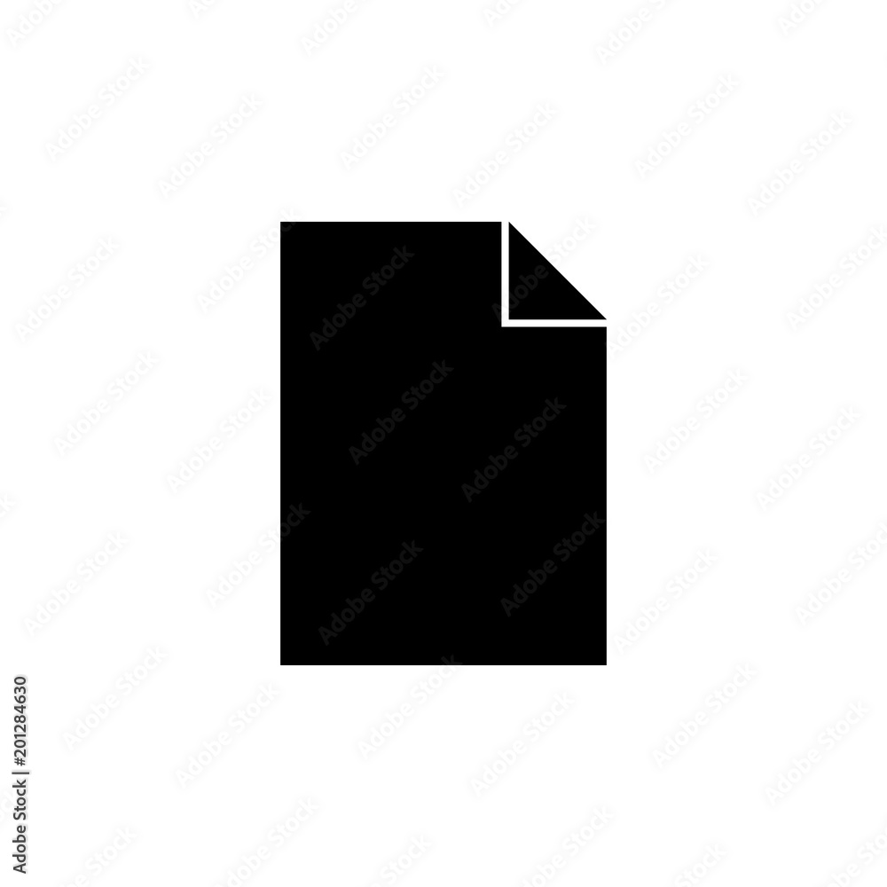 Poster sheet icon. element of minimalistic icon for mobile concept and web apps. signs and symbols collecti