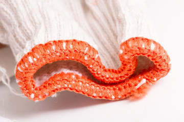 Fototapeta premium Closeup shot of glove