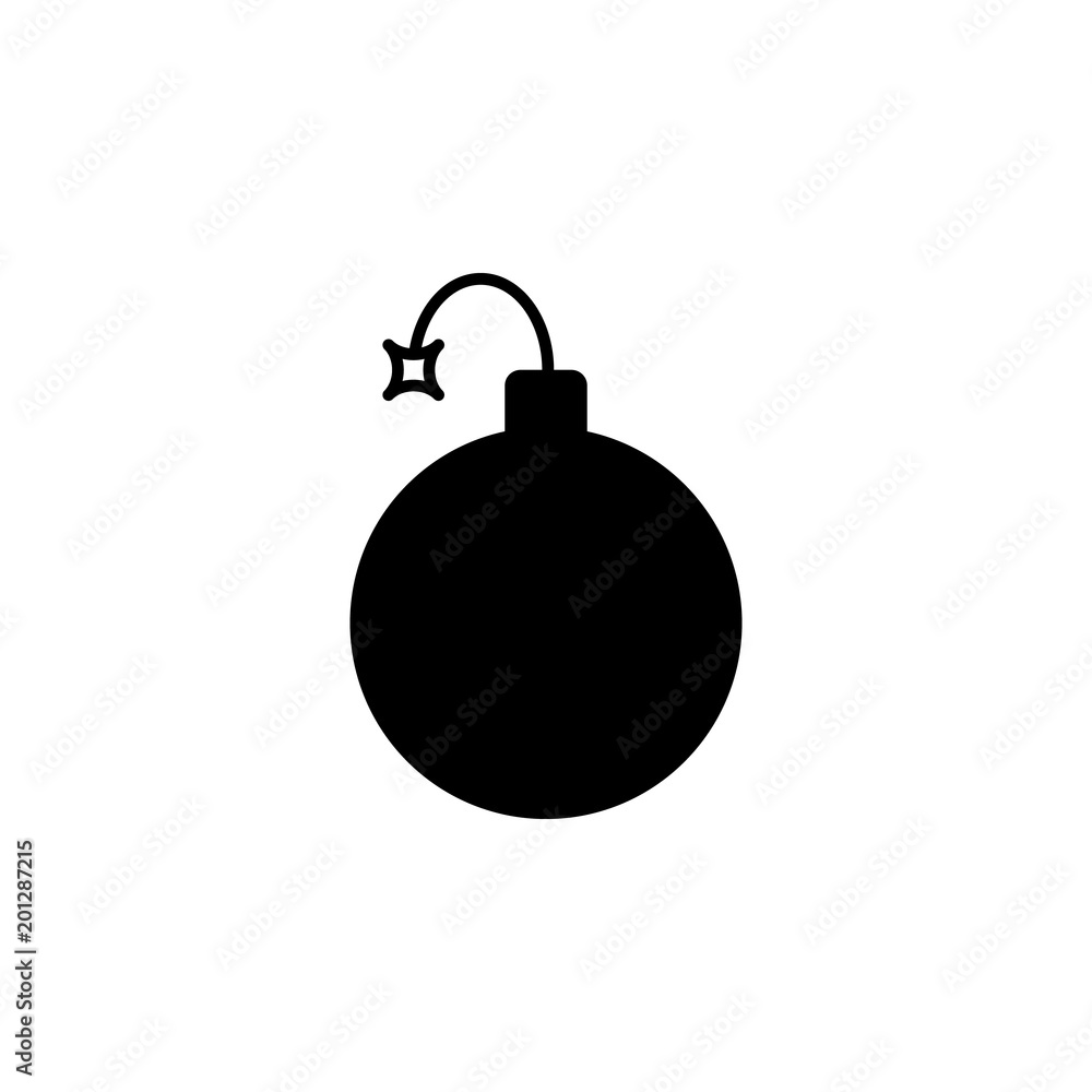 Poster bomb icon. element of minimalistic icon for mobile concept and web apps. signs and symbols collectio