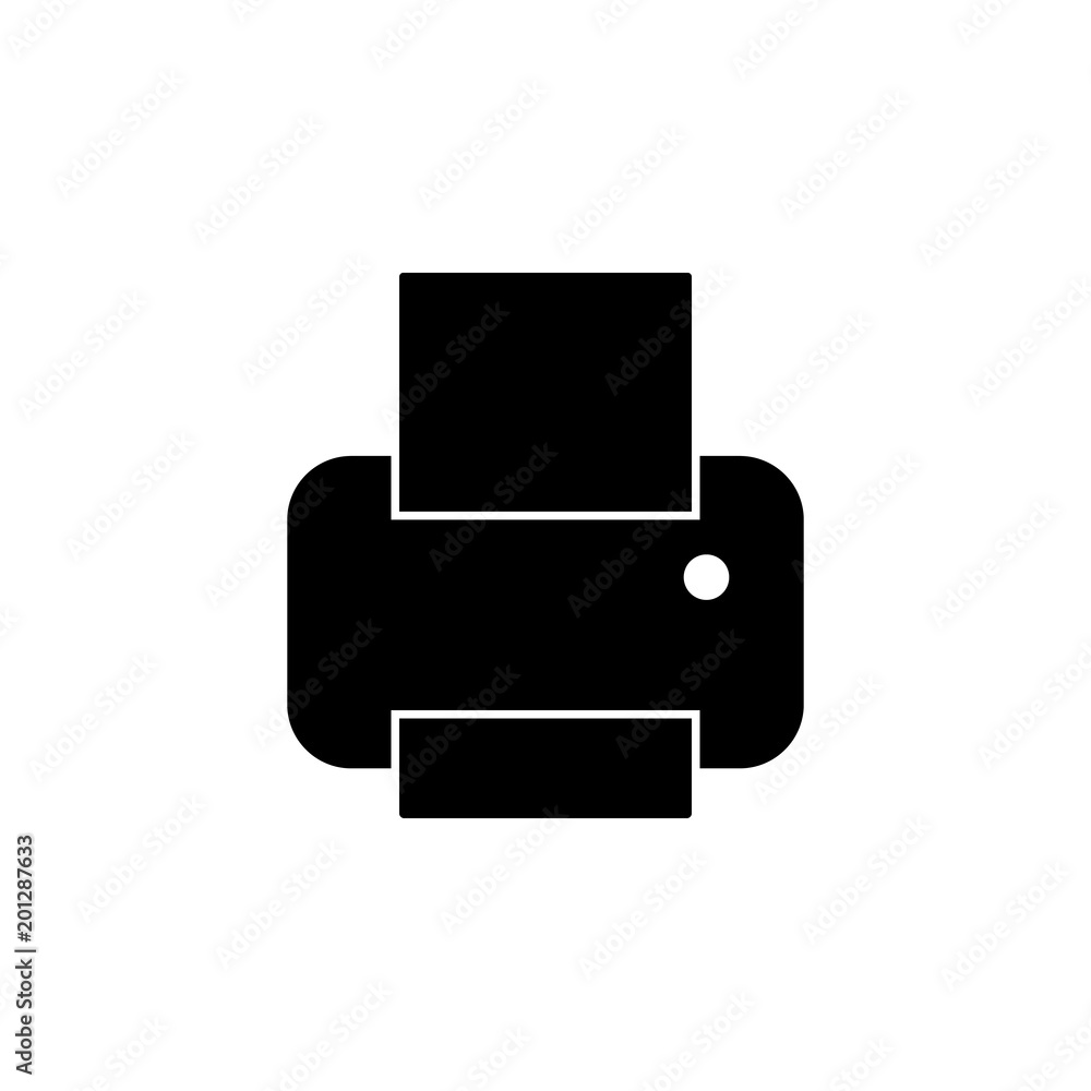 Poster printer icon. element of minimalistic icon for mobile concept and web apps. signs and symbols collec