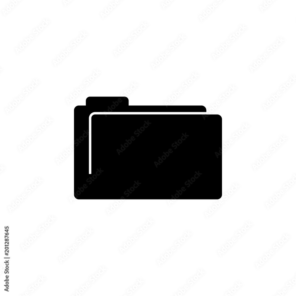 Poster folder icon. element of minimalistic icon for mobile concept and web apps. signs and symbols collect