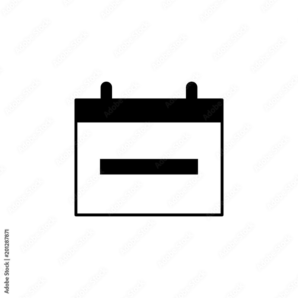 Poster the calendar icon. element of minimalistic icon for mobile concept and web apps. signs and symbols c