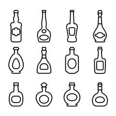  Vector icons bottles