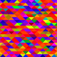 Mosaic triangles texture. Colorful background, vector image