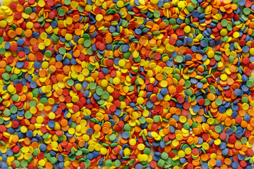 Sprinkle confetti confectionery multicolored.