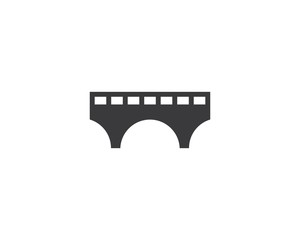 bridge ilustration logo vector