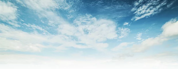 Fotobehang Lucht en wolken tropisch panorama © 1xpert