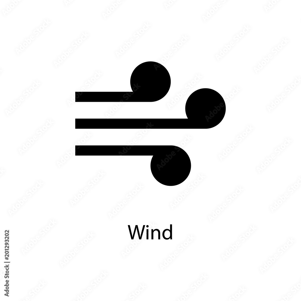 Poster wind icon. element of minimalistic icon for mobile concept and web apps. signs and symbols collectio