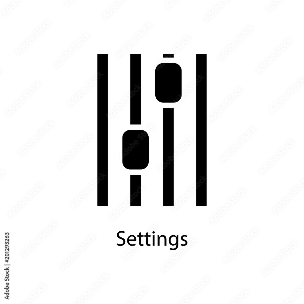 Poster voice settings icon. element of minimalistic icon for mobile concept and web apps. signs and symbols
