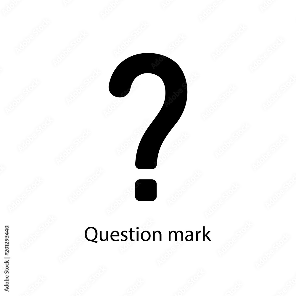 Poster question mark icon. element of minimalistic icon for mobile concept and web apps. signs and symbols 