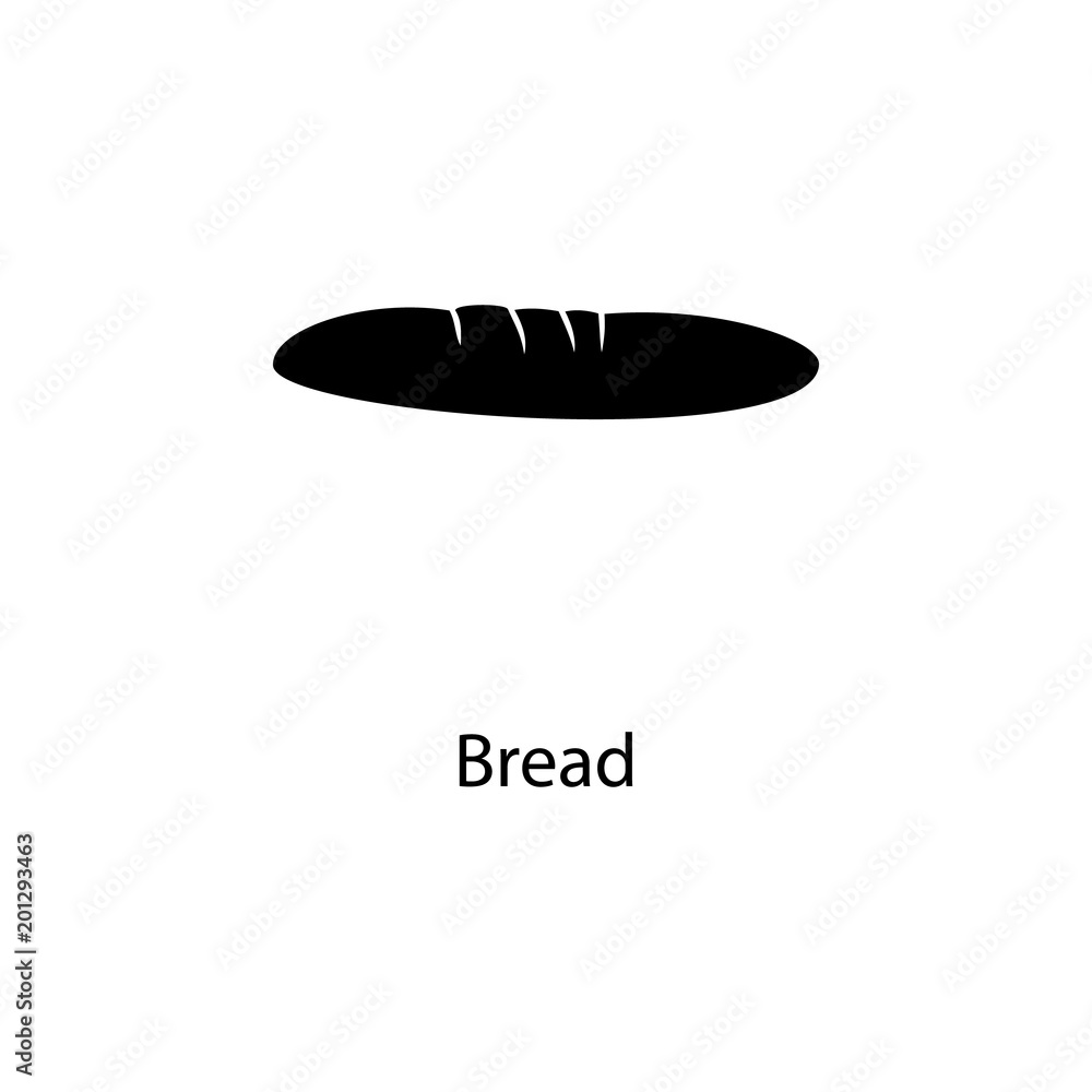 Poster bread icon. element of minimalistic icon for mobile concept and web apps. signs and symbols collecti