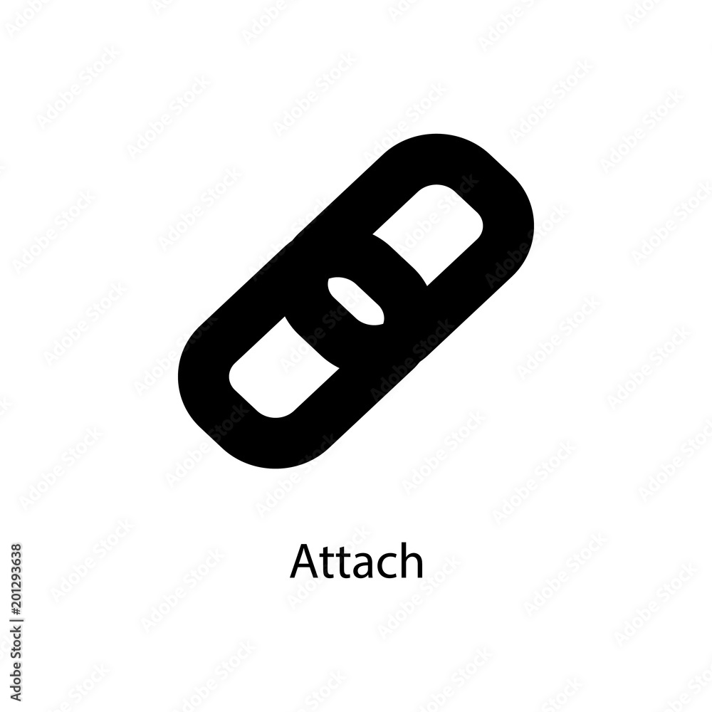 Poster attach sign icon. element of minimalistic icon for mobile concept and web apps. signs and symbols co