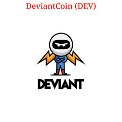 Vector DeviantCoin (DEV) logo
