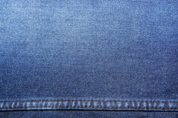 Texture denim background .  Stitching on fabric  