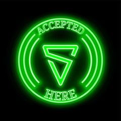 SHIELD (XSH) accepted here sign