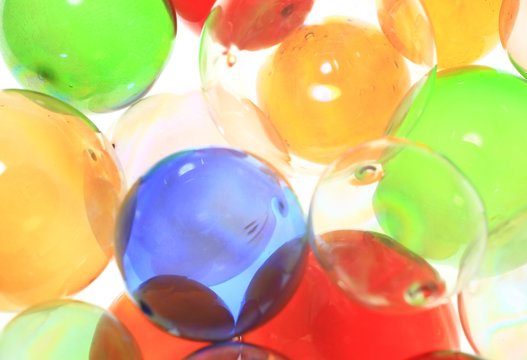 Colorful glass balls © takadahirohito