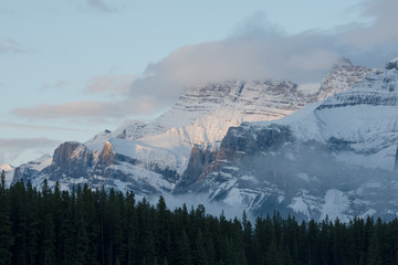 Beautiful Rocky Mountain landscape in Alberta Canada
