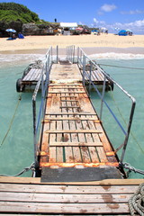 無人島への桟橋