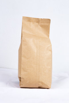 brown bag on white