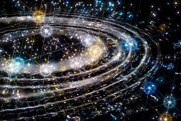 "Dark Star" augmented reality / fantasy supernova based on "lot of stars"