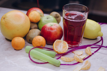 fruit on a table