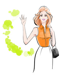 生き生きOL　オレンジ