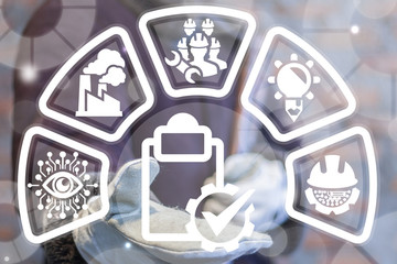 Compliant Development Manufacture concept. Test Industry. Industrial Complianc.