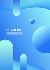 Light Blue vector layout. Modern geometrical abstract illustration.