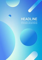 Light Blue vector layout. Modern geometrical abstract illustration.
