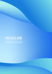 Light Blue vector layout. Modern geometrical abstract illustration.