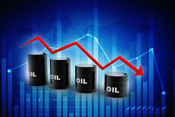 oil barrel 3d illustration