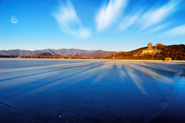 Alps. Landscape and lake.