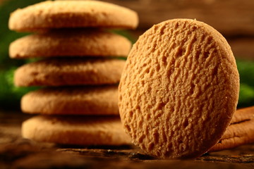 Delicious homemade cookies, traditional recipe.