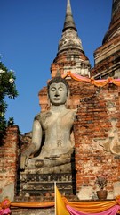 Buddha Images in Ayutthaya Historical Complex