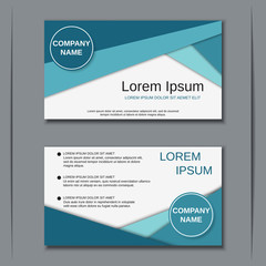 Business visiting card vector design template