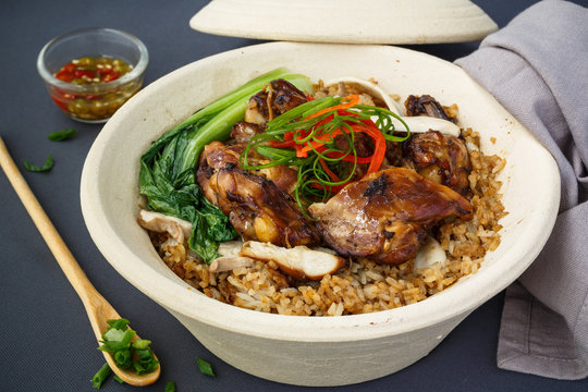 Chicken Rice Claypot, Plat traditionnel Chinois et Malaisien