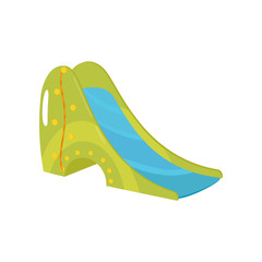 Playground slide vector Illustration on a white background