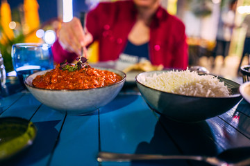 Indian food in Dubai marina