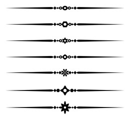 Obraz premium ornamental rules vector