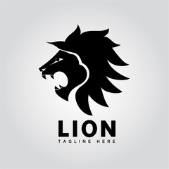roaring lion head logo