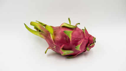 Asia Fresh Dragon Fruit Isolated Background