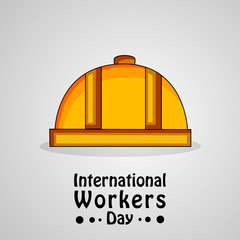 Illustration of International Worker's Day background