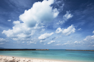 西の浜の風景（黒島）