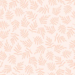 Fototapeta premium Modern abstract pattern collection. Minimalist trendy floral elements. Secondary coordinating pattern with pastel naive plants. Digital art. Fabric print, wrapping paper, poster, flyer, banner design.