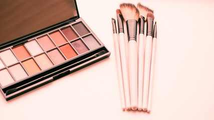 Palette for make up on white