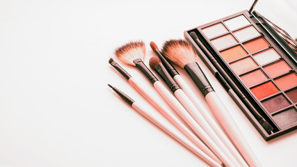 Palette for make up on white