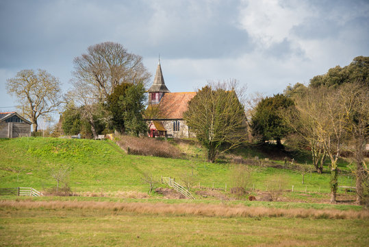 St Peter's Church in the village of Oare,Kent,UK