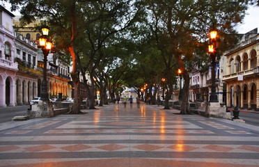 Obraz premium Marti Alley in Havana. Cuba